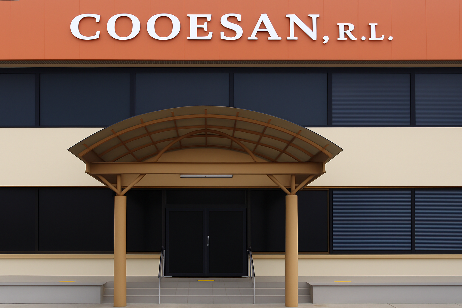 Fachada de la sucursal de Chitré de COOESAN.